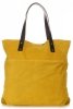 Bőr táska shopper bag Vittoria Gotti sárga V8267